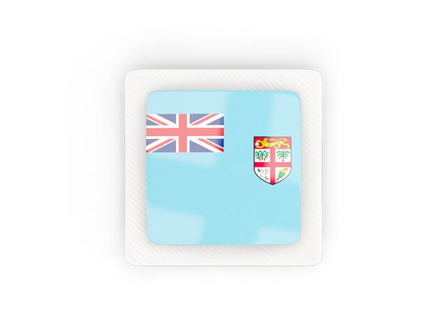 Square carbon icon. Download flag icon of Fiji at PNG format