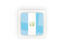 Guatemala. Square carbon icon. Download icon.