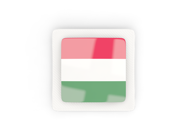 Square carbon icon. Download flag icon of Hungary at PNG format