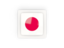 Japan. Square carbon icon. Download icon.