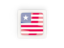 Liberia. Square carbon icon. Download icon.