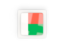 Madagascar. Square carbon icon. Download icon.