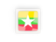 Myanmar. Square carbon icon. Download icon.