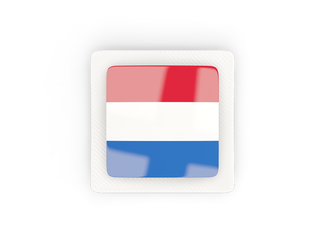 Square carbon icon. Download flag icon of Netherlands at PNG format
