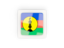 New Caledonia. Square carbon icon. Download icon.