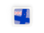 New Zealand. Square carbon icon. Download icon.