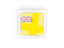 Niue. Square carbon icon. Download icon.