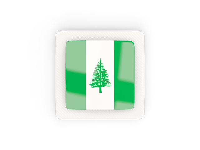 Square carbon icon. Download flag icon of Norfolk Island at PNG format