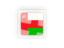 Oman. Square carbon icon. Download icon.