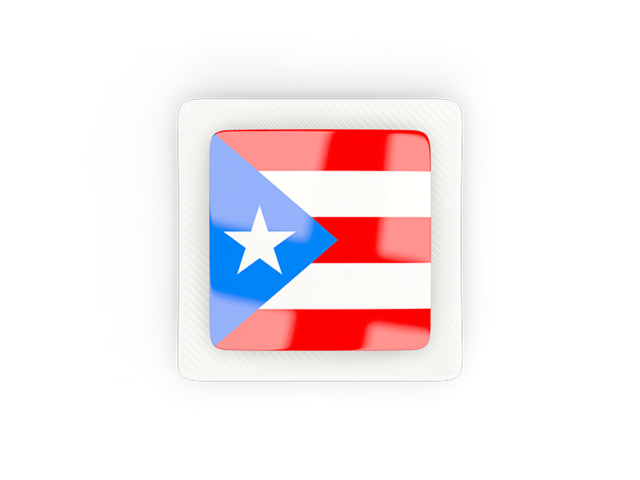 Square carbon icon. Download flag icon of Puerto Rico at PNG format