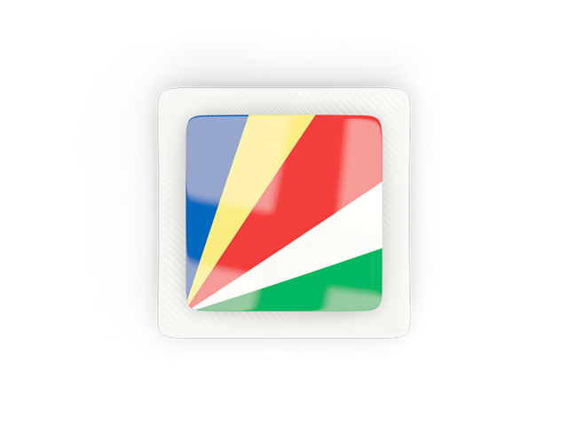 Square carbon icon. Download flag icon of Seychelles at PNG format