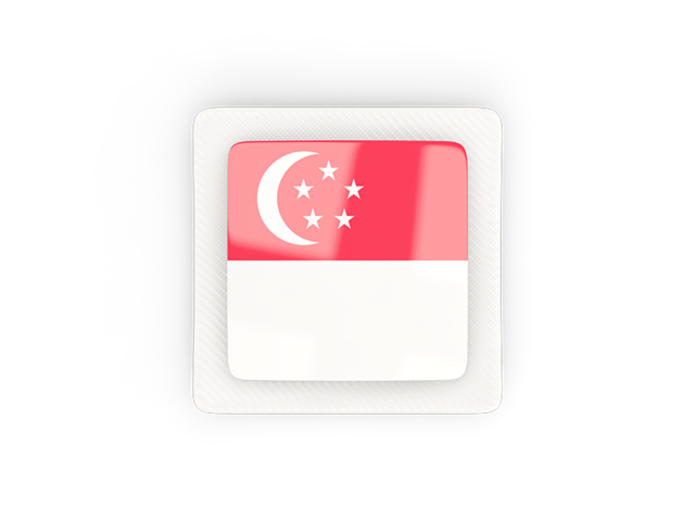 Square carbon icon. Download flag icon of Singapore at PNG format