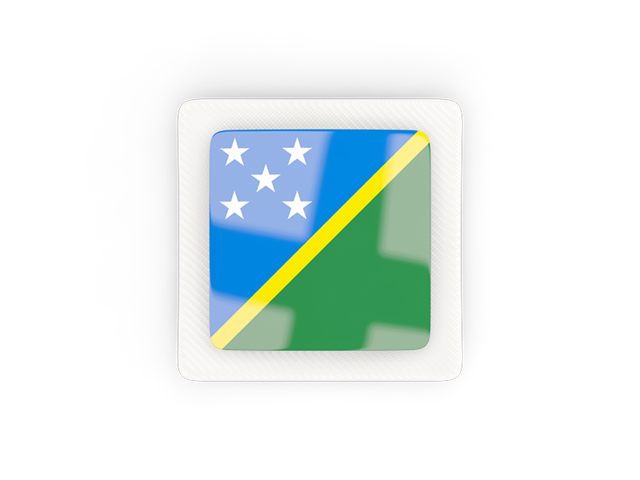 Square carbon icon. Download flag icon of Solomon Islands at PNG format