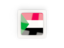 Sudan. Square carbon icon. Download icon.