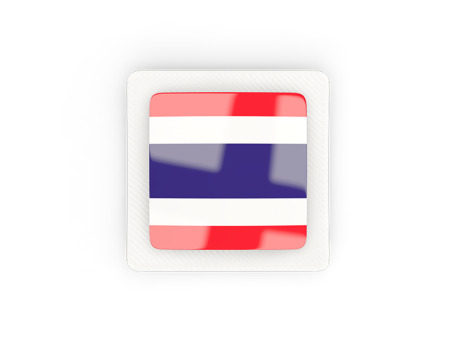 Square carbon icon. Download flag icon of Thailand at PNG format