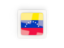 Venezuela. Square carbon icon. Download icon.