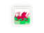 Wales. Square carbon icon. Download icon.