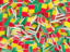 Benin. Square flag background. Download icon.