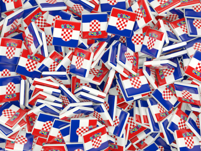 Square flag background. Download flag icon of Croatia at PNG format