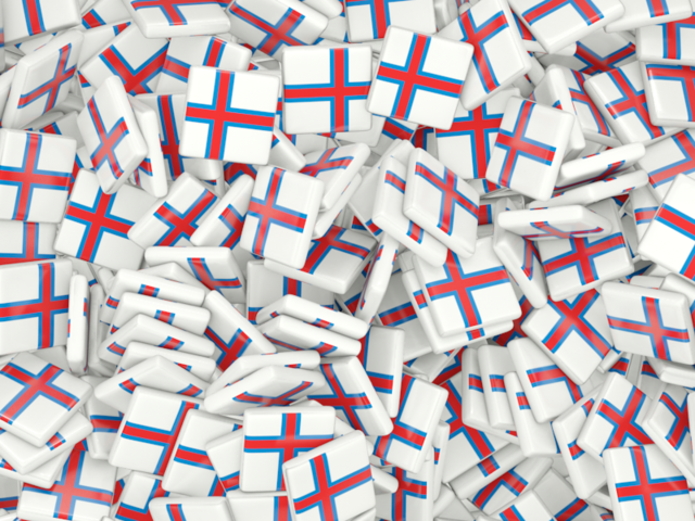 Square flag background. Download flag icon of Faroe Islands at PNG format