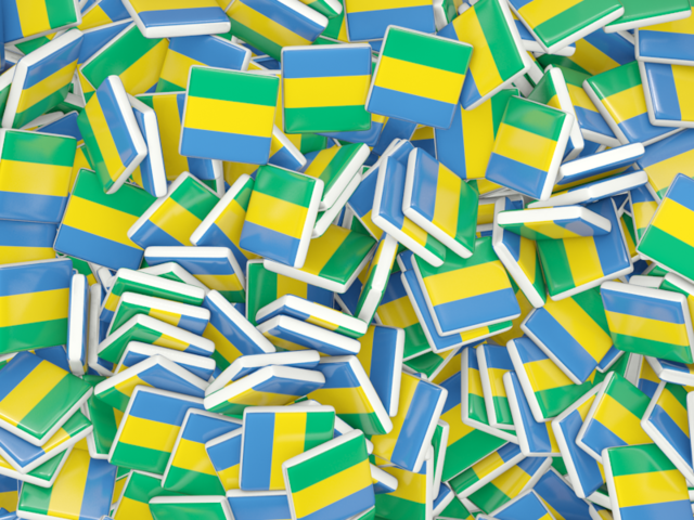 Square flag background. Download flag icon of Gabon at PNG format