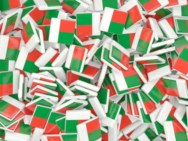 Square flag background. Download flag icon of Madagascar at PNG format