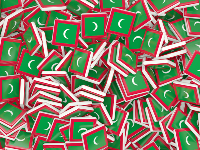 Square flag background. Download flag icon of Maldives at PNG format