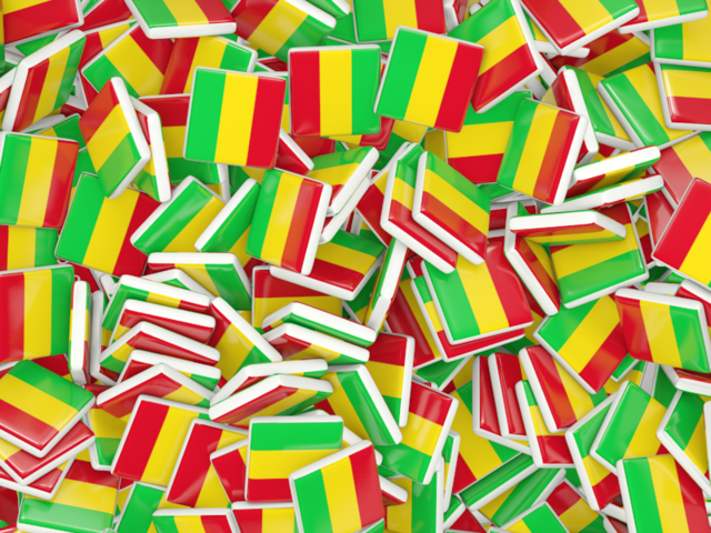 Square flag background. Download flag icon of Mali at PNG format
