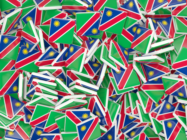 Square flag background. Download flag icon of Namibia at PNG format