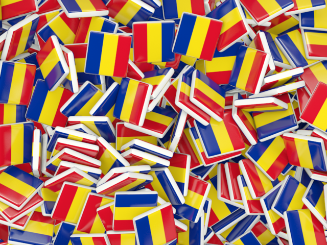 Бэкграунд из квадратных флагов. Скачать флаг. Румыния