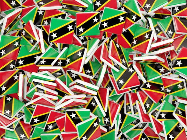 Square flag background. Download flag icon of Saint Kitts and Nevis at PNG format