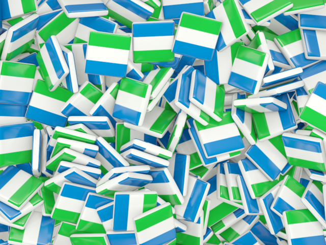 Square flag background. Download flag icon of Sierra Leone at PNG format
