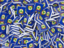 Flag of state of Vermont. Square flag background. Download icon