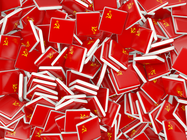 Square flag background. Download flag icon of Soviet Union at PNG format