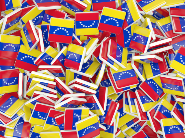 Бэкграунд из квадратных флагов. Скачать флаг. Венесуэла