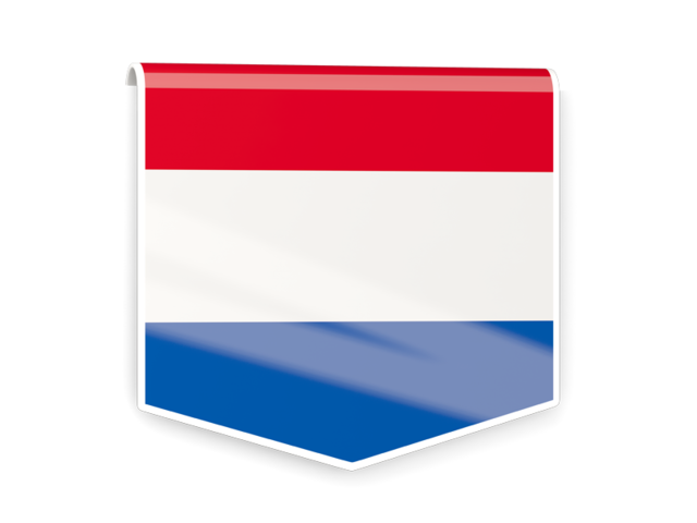 Square flag label. Download flag icon of Bonaire at PNG format