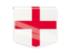 England. Square flag label. Download icon.