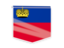 Liechtenstein. Square flag label. Download icon.