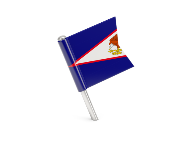 Square flag pin. Download flag icon of American Samoa at PNG format