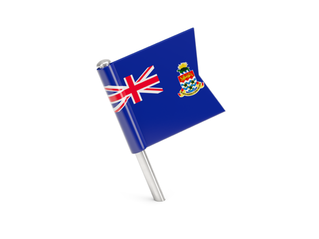 Square flag pin. Download flag icon of Cayman Islands at PNG format