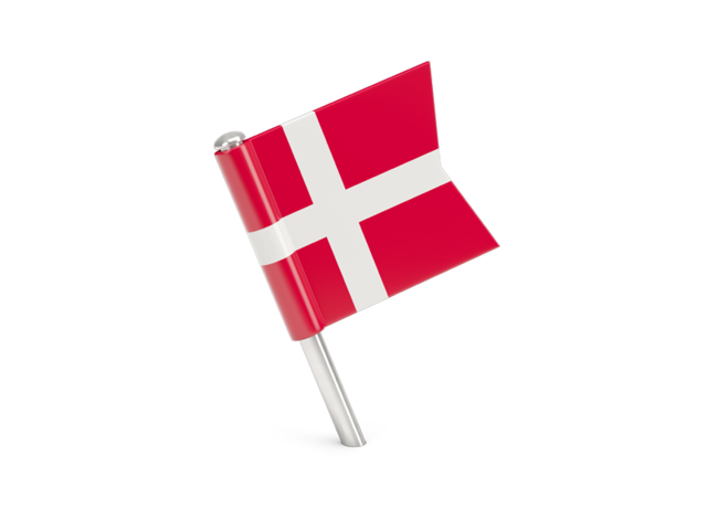 Square flag pin. Download flag icon of Denmark at PNG format