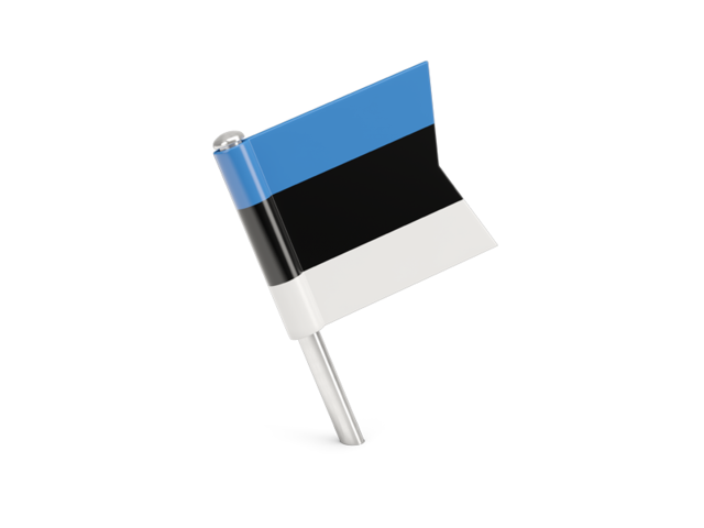 Square flag pin. Download flag icon of Estonia at PNG format