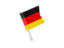 Germany. Square flag pin. Download icon.