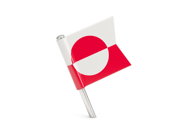 Square flag pin. Download flag icon of Greenland at PNG format