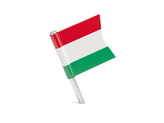 Square flag pin. Download flag icon of Hungary at PNG format