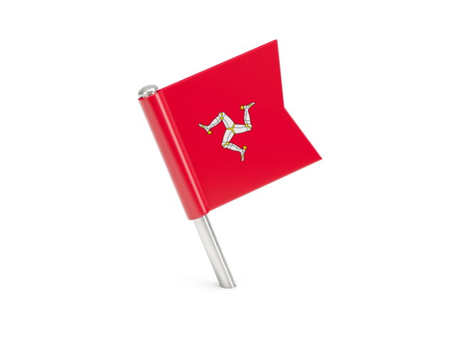 Square flag pin. Download flag icon of Isle of Man at PNG format