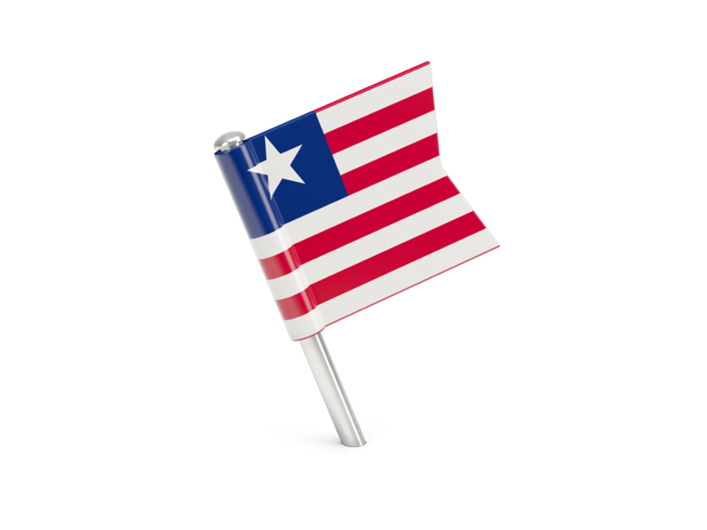 Square flag pin. Download flag icon of Liberia at PNG format