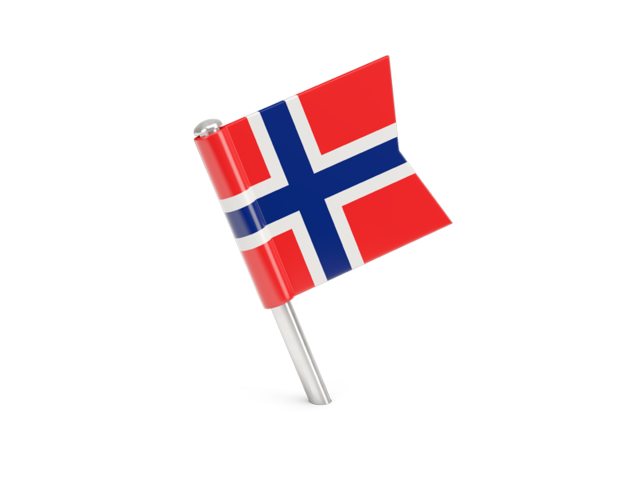 Square flag pin. Download flag icon of Norway at PNG format