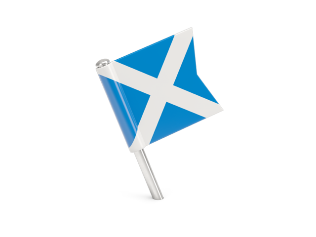 Square flag pin. Download flag icon of Scotland at PNG format