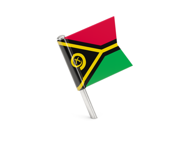 Square flag pin. Download flag icon of Vanuatu at PNG format